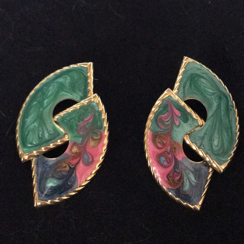 Beautiful Vintage Statement Earrings